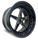 Muscle Car Racemaster Glanzschwarz 15x5,5 5x4.75